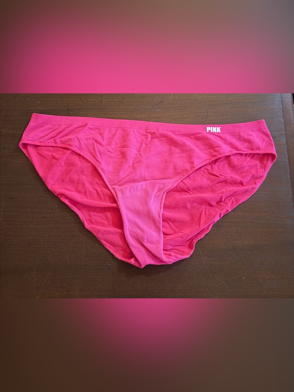 PINK Panty Panties Underwear Bikini Seamless Women’s Size Medium M
